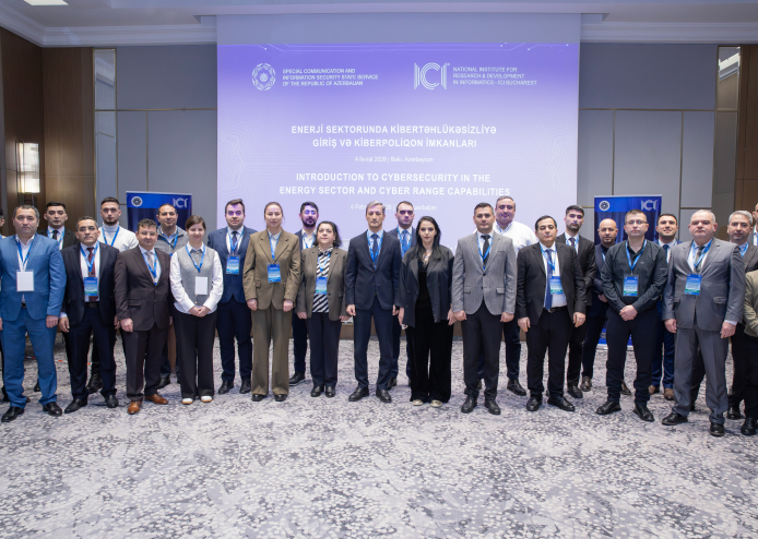 "Enerji sektorunda kibertəhlükəsizlik və Kiberpoliqon platformasının imkanları" adlı təlim keçirilib