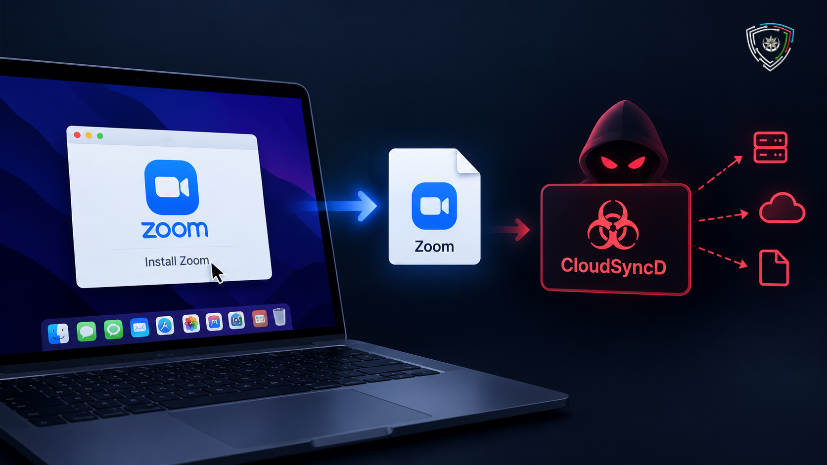 MacOS istifadəçiləri saxta "Zoom" quraşdırıcısı vasitəsilə yayılan "CloudSyncD" backdoor təhlükəsi ilə üz-üzədir
