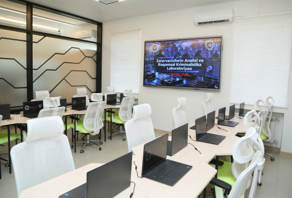 Ölkədə ilk dəfə Zərərvericilərin Analizi və Rəqəmsal Kriminalistika Laboratoriyası istifadəyə verildi